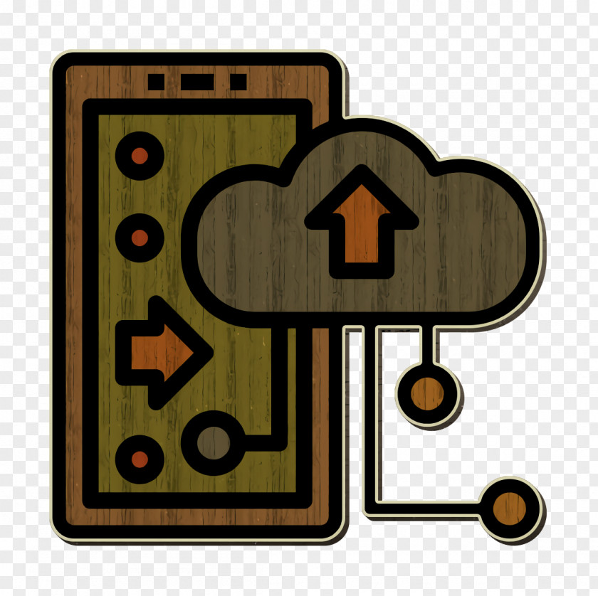 Mobile Interface Icon Cloud Storage Upload PNG