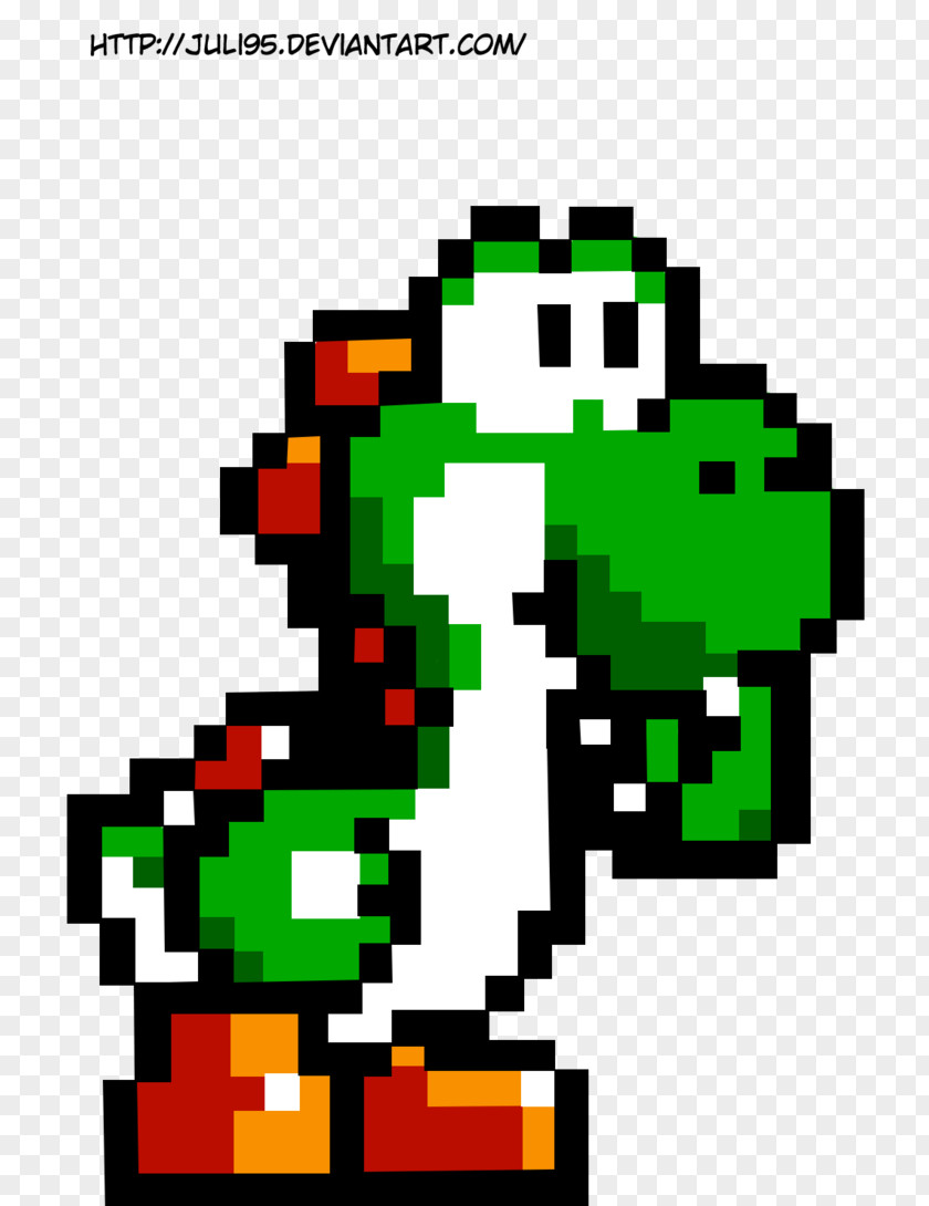 Pixel Mario & Yoshi Minecraft Toad PNG