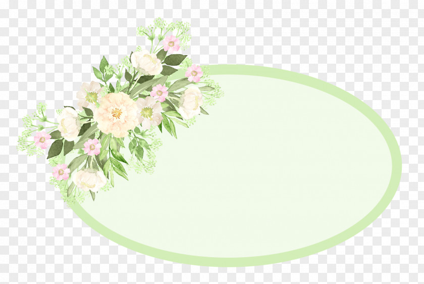 Rings And Flowers Floral Design PNG