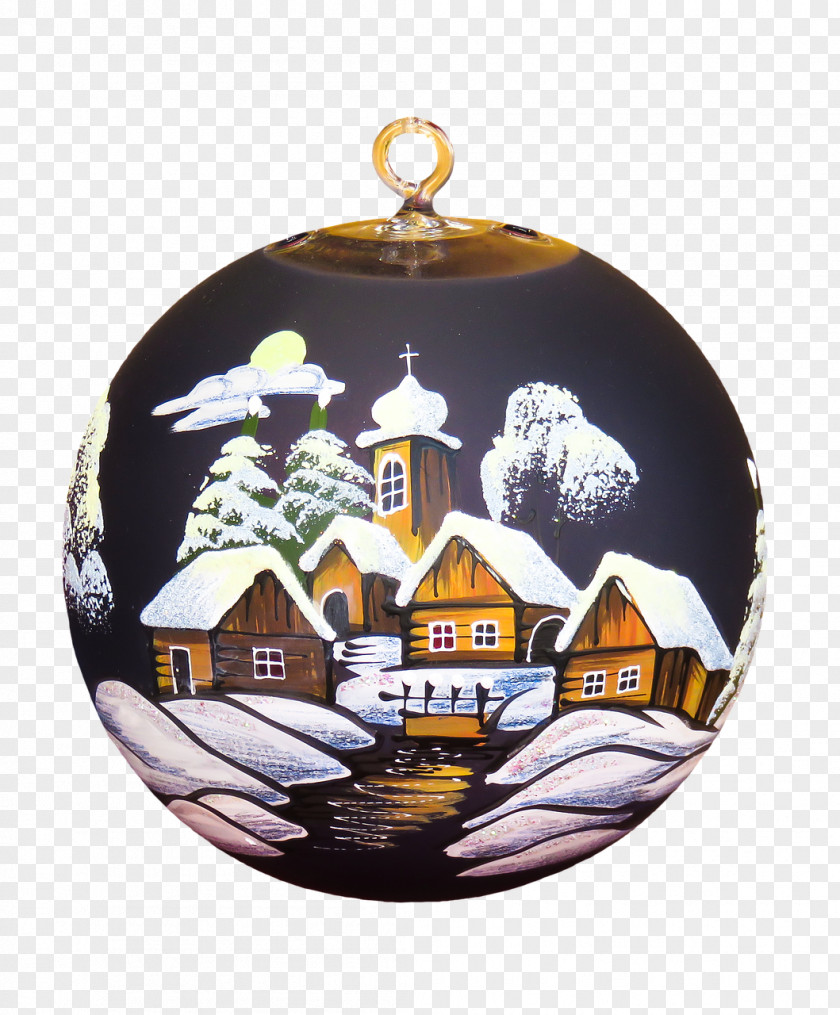 Christmas Ornament Ceramic Decoration Village PNG