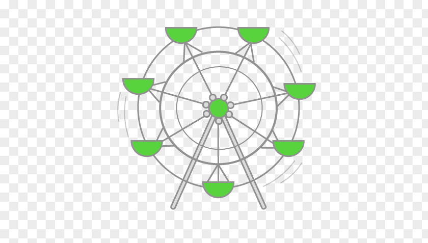 Ferris Wheel Leaf Circle Clip Art PNG