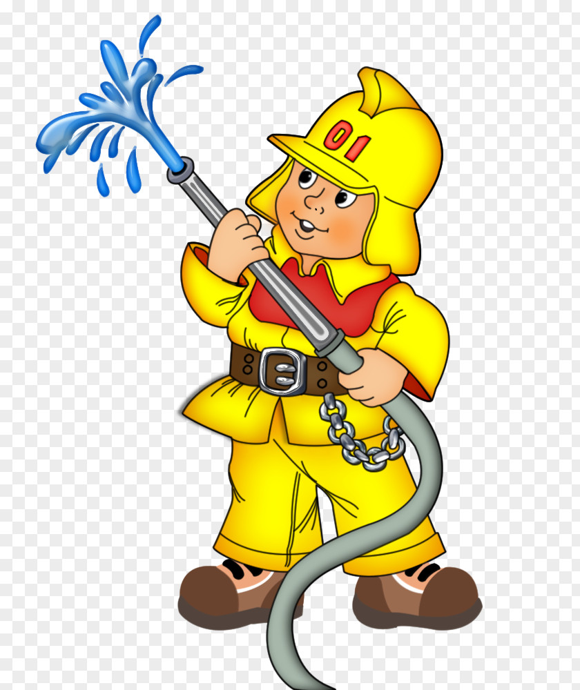 Firefighter F.D.18 Fire Department Profession Engine PNG