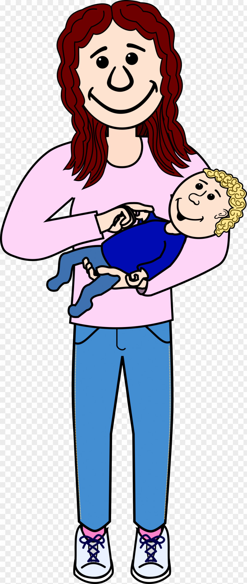 Kind Clipart Child Infant Mother Clip Art PNG