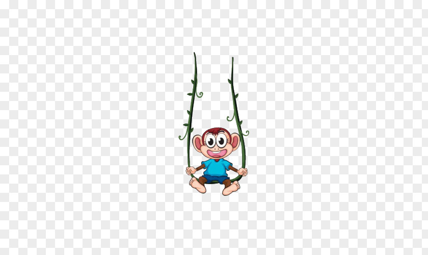 Naughty Monkey Swing Royalty-free Illustration PNG