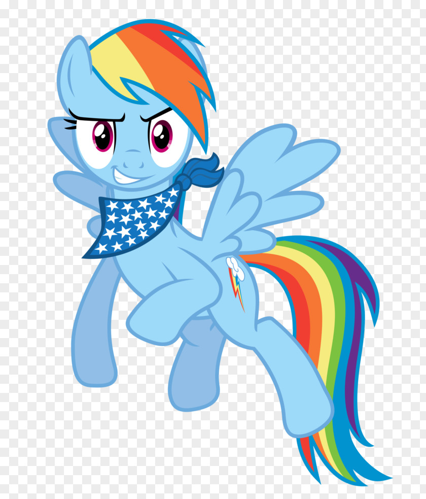 Rainbow Dash Pony Kerchief PNG