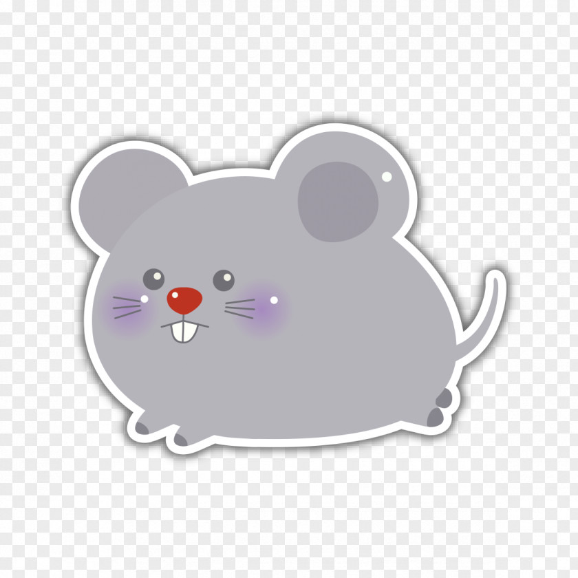 Small Gray Mouse Rat Muroidea Chinese Zodiac Grey PNG