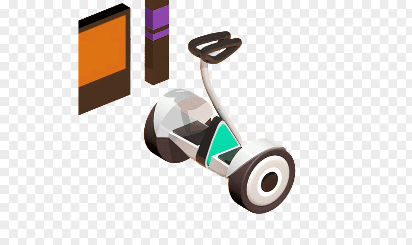 Smart Scooter Technology Font PNG