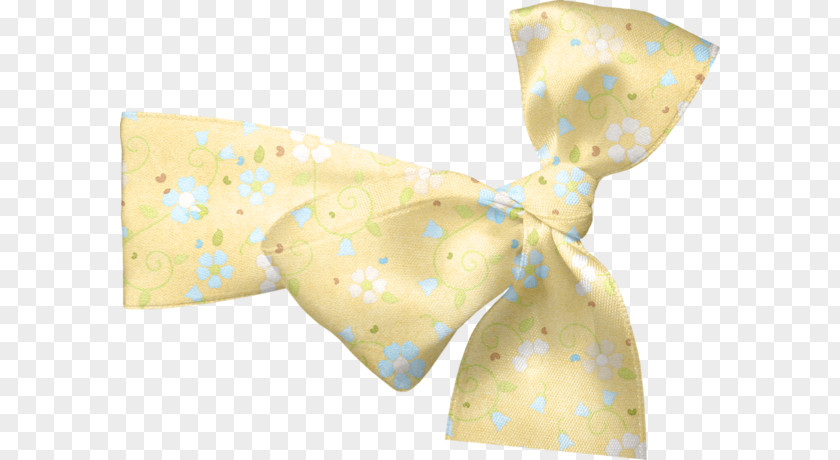 Yellow Bowknot Shoelace Knot Textile PNG