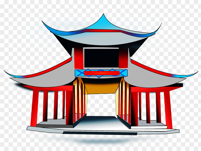 Chinese Architecture Temple Place Of Worship Pagoda PNG
