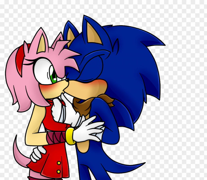 Kiss Sonic Adventure Amy Rose Knuckles The Echidna Forces Mania PNG