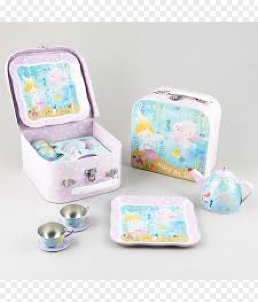 Mermaid Rock Tea Set Party Food Toy PNG