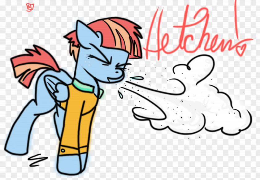 Sneeze Fan Art Rainbow Dash PNG