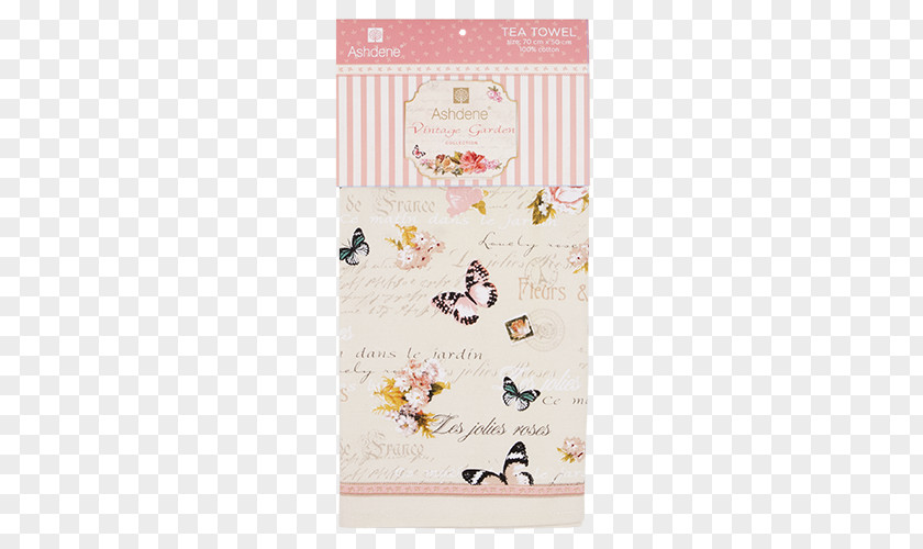 Tea Garden Paper Towel Drap De Neteja Textile Butterfly PNG
