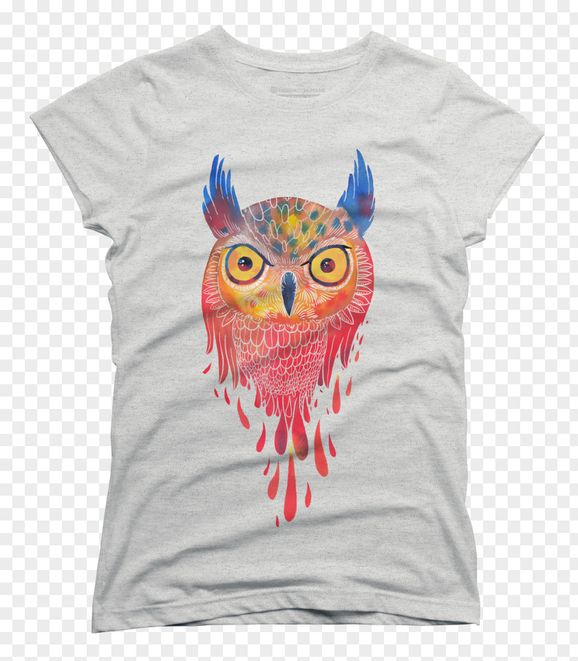 Watercolor Owl T-shirt IPhone 6 Sleeve Bluza PNG