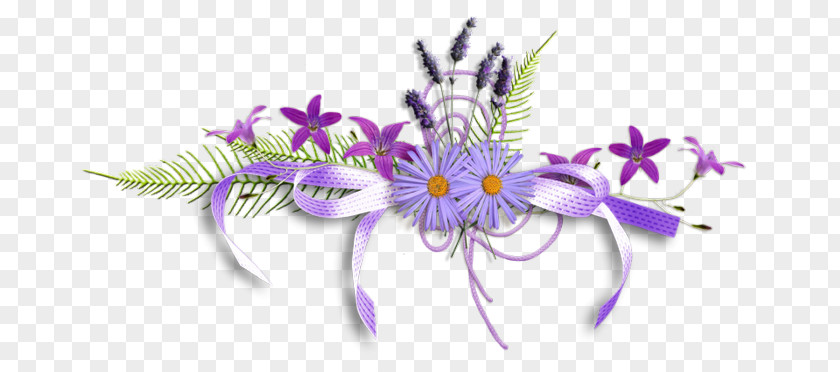 Bow Flowers Render PNG