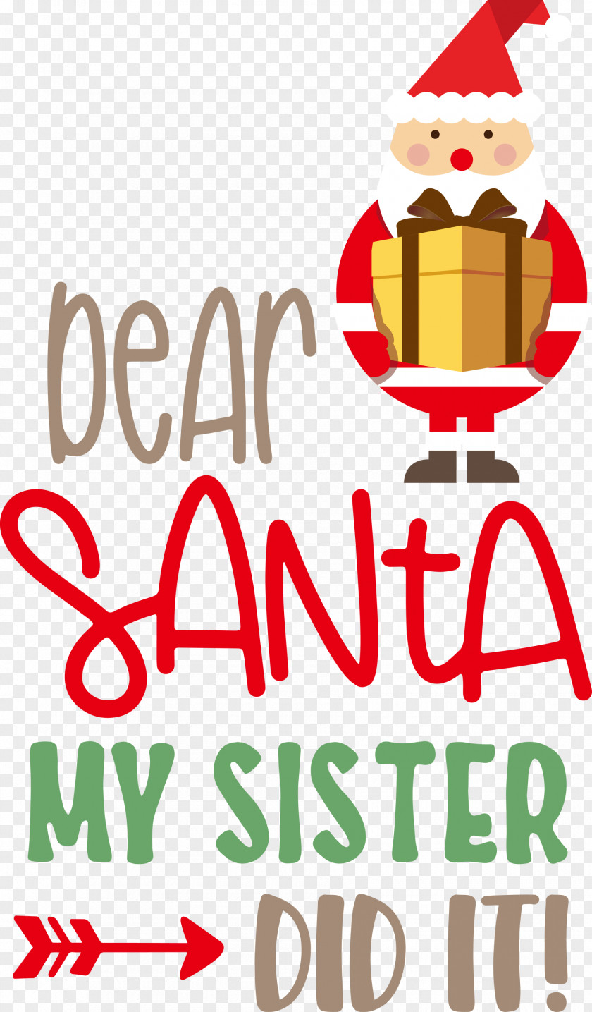 Dear Santa Christmas PNG