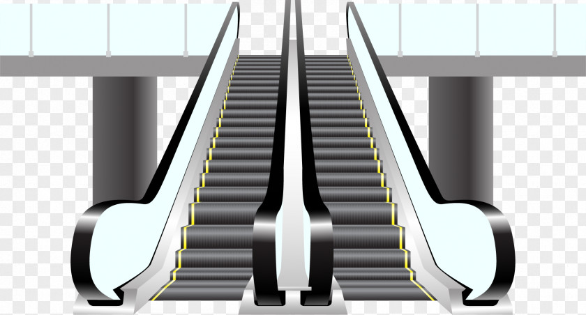 Escalator Bridge Stairs Clip Art PNG