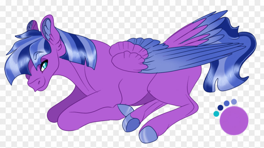 Horse Illustration Cartoon Purple Animal PNG