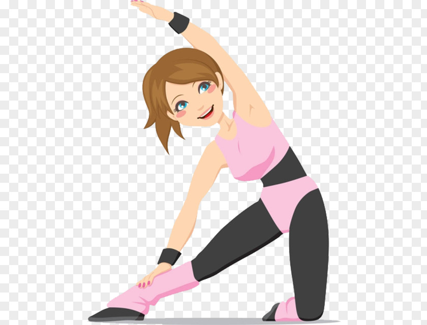 Lunge Muscle Fitness Cartoon PNG