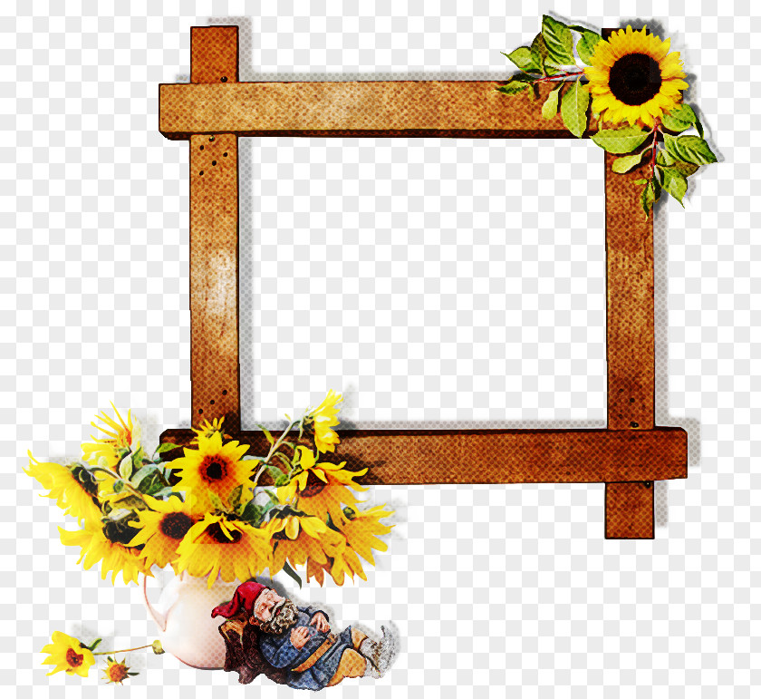 Plant Picture Frame Background Flowers PNG