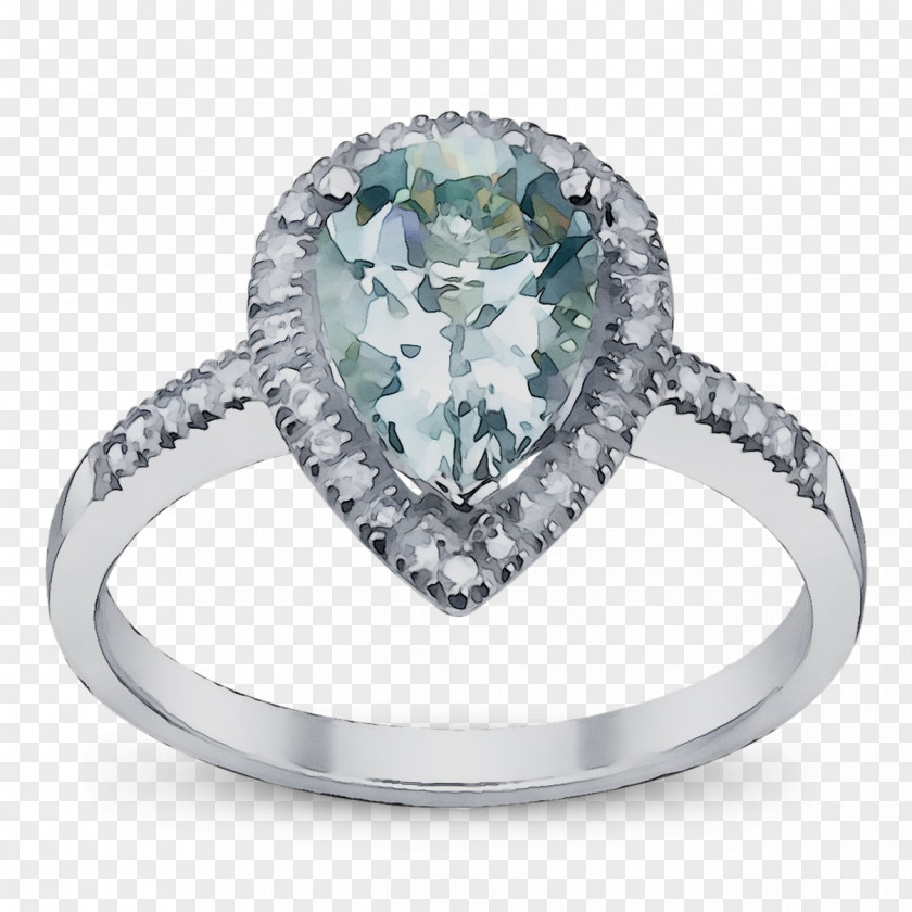 Wedding Ring Sapphire Diamond PNG