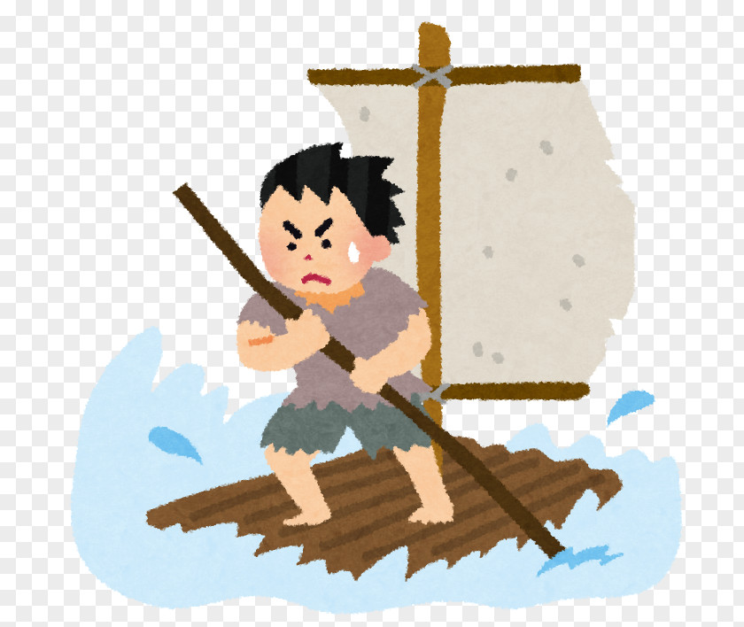 Wooden Raft いらすとや 遭難 Illustrator PNG