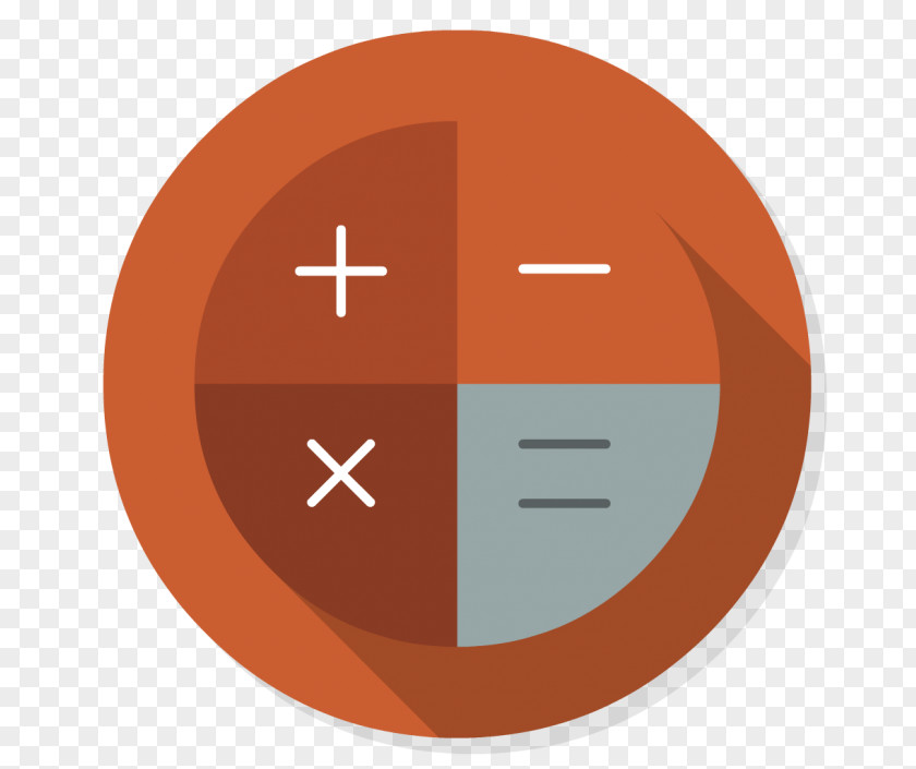 Accounting Icon Carcle Calculator Area Circle Triangle PNG