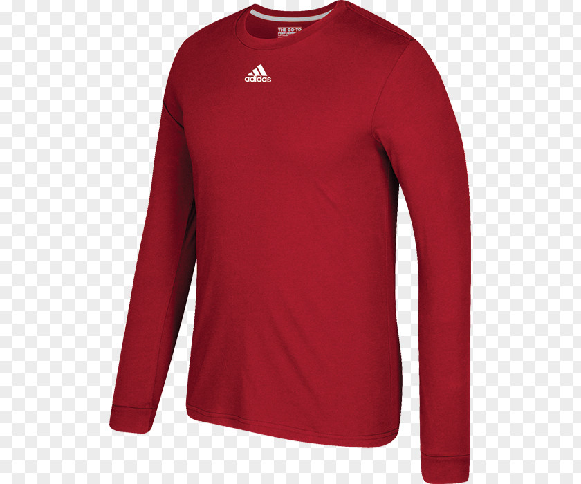 American Football T Shirt Long-sleeved T-shirt Adidas Men's Go To Performance Long Sleeve PNG