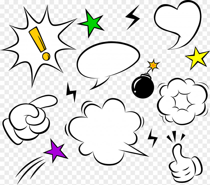 Comics Explosion Cloud Dialog Box Computer File PNG