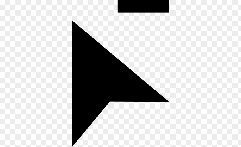Computer Mouse Pointer Triangle Cursor Arrow PNG