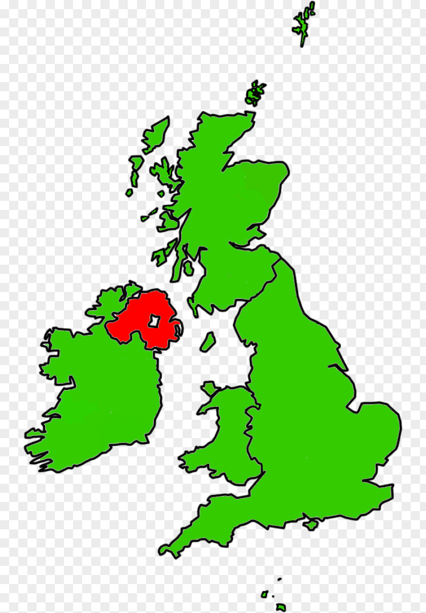 England British Isles Blank Map Atlas PNG