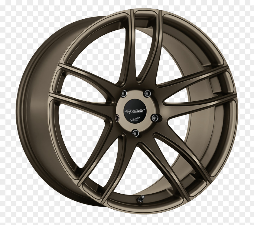 Bronze Rim Car Wheel Tire Spoke PNG