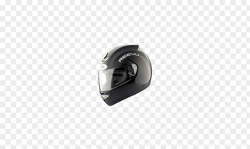 Hyun Black Helmet Motorcycle Rear-view Mirror Integraalhelm PNG