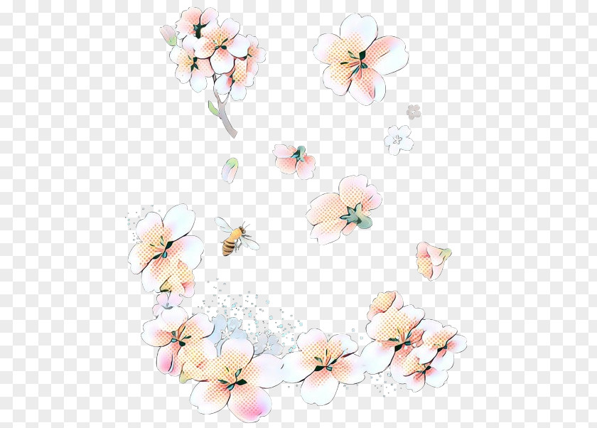 Plant Pink Cherry Blossom Background PNG