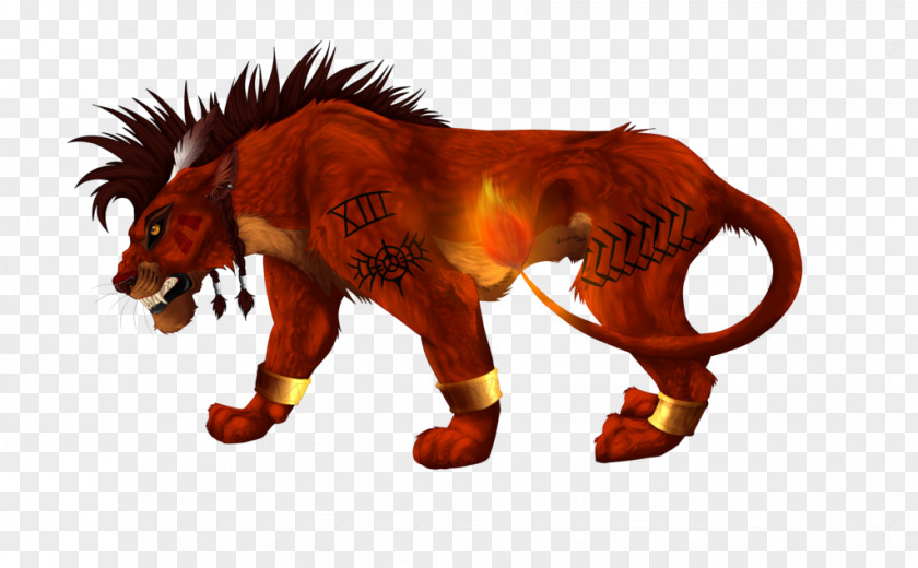 Rita Ora Red XIII Final Fantasy VII Cat Lion Art PNG