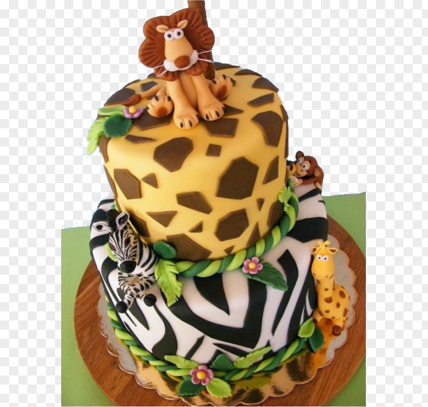 Safari Cakes Birthday Cake Party Cupcake Decorating PNG