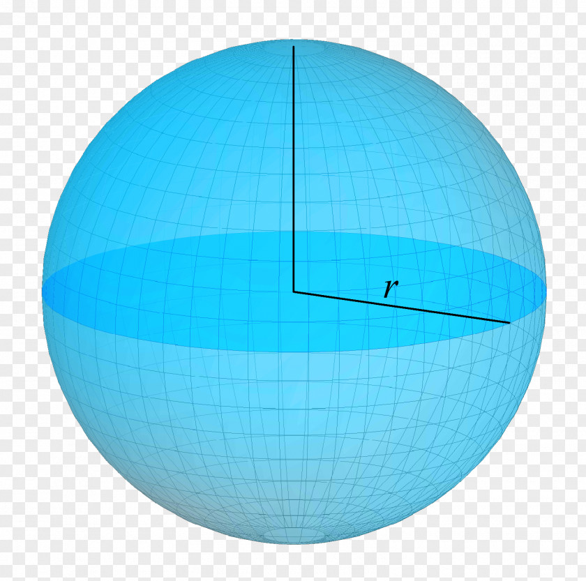 Sphere Shape Three-dimensional Space Geometry Mathematics PNG