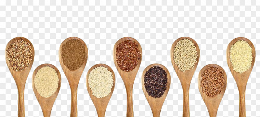The Grain Of Cereal In Wooden Spoon Indian Cuisine Ancient Grains Teff Whole PNG