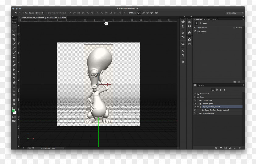 Adobe Creative Cloud 3D Modeling Computer Graphics Photoshop Plugin PNG