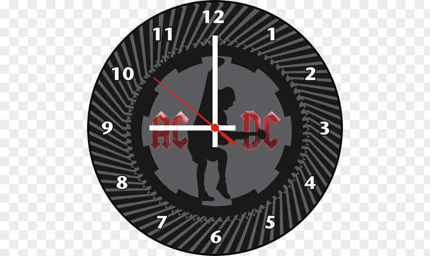 Red Hot Chili Peppers Logo AC/DC Black Ice Clock Font PNG