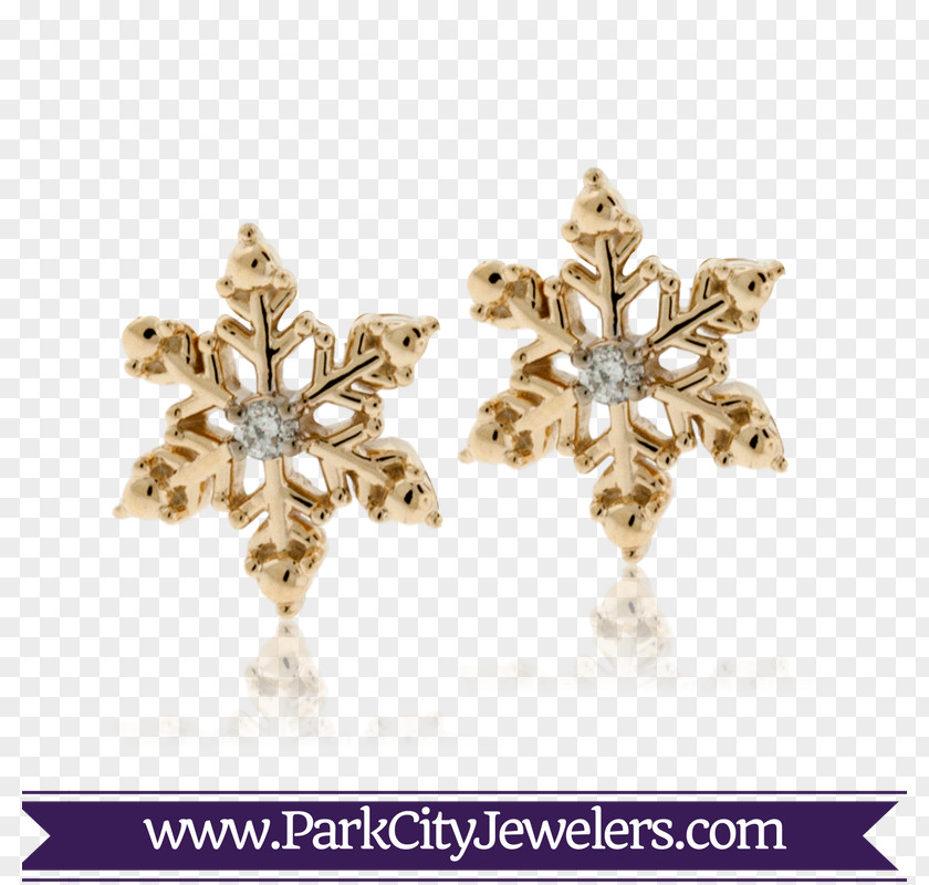 Snowflake Earring Paper Jewellery PNG