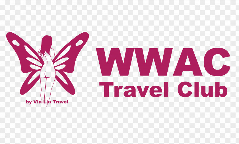 Travel Woman Logo Brand Pink M Font Line PNG