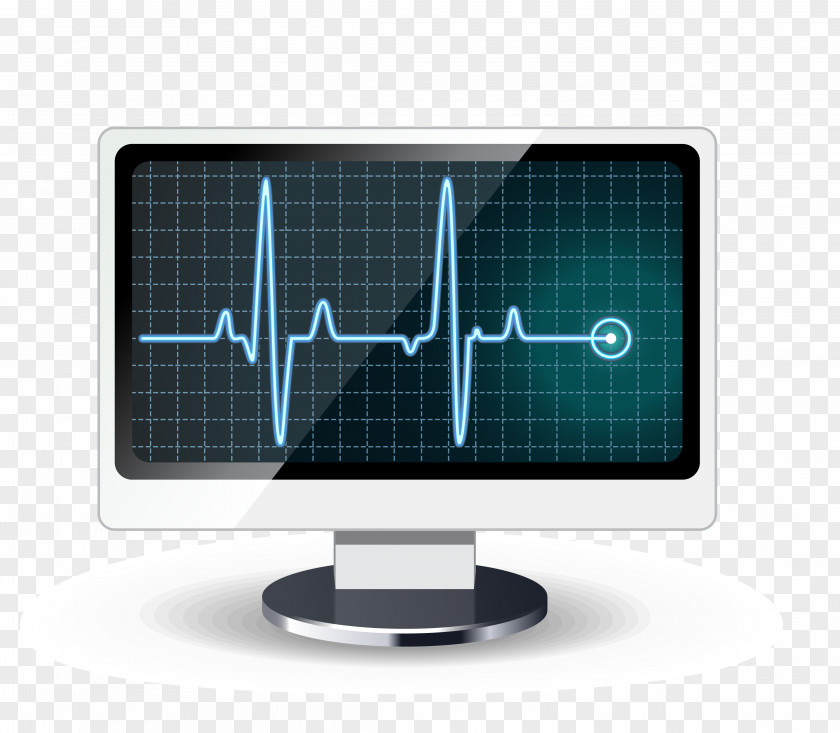 Vector Computer Material Electrocardiography Medical Device Physician Diagnosis Hospital PNG