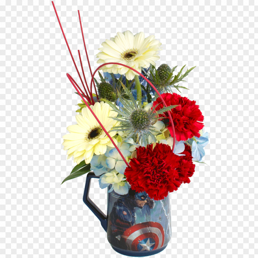 American Memory Transvaal Daisy Floral Design Cut Flowers Flower Bouquet Superman PNG