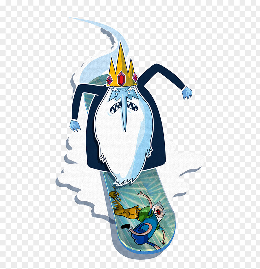 Ice King Penguin Cartoon PNG
