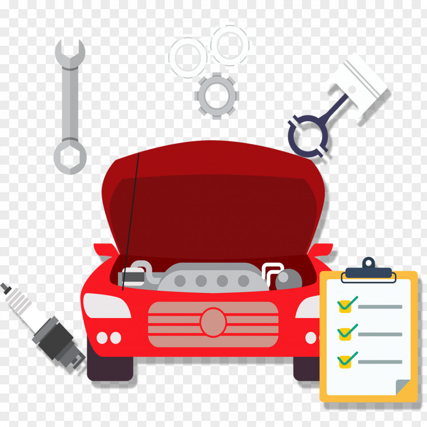 Wrench Repair Car Motor Vehicle Service Automobile Shop Maintenance PNG