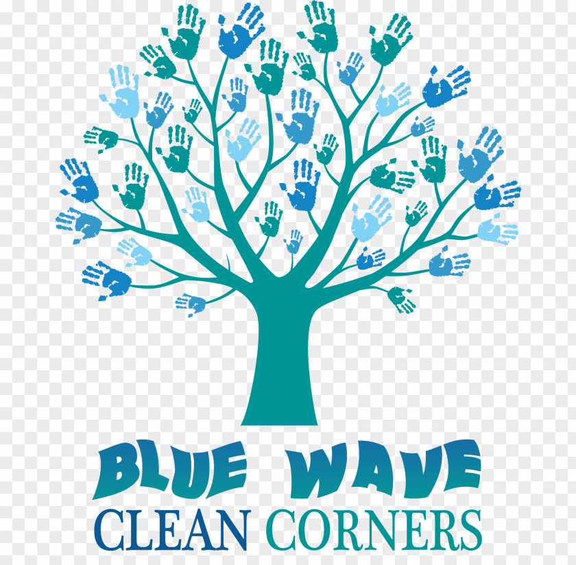 Blue Wave Line PDF Logo Social Font PNG