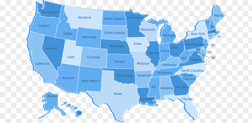 Immunization Programmes United States Map Graphics U.S. State Image PNG