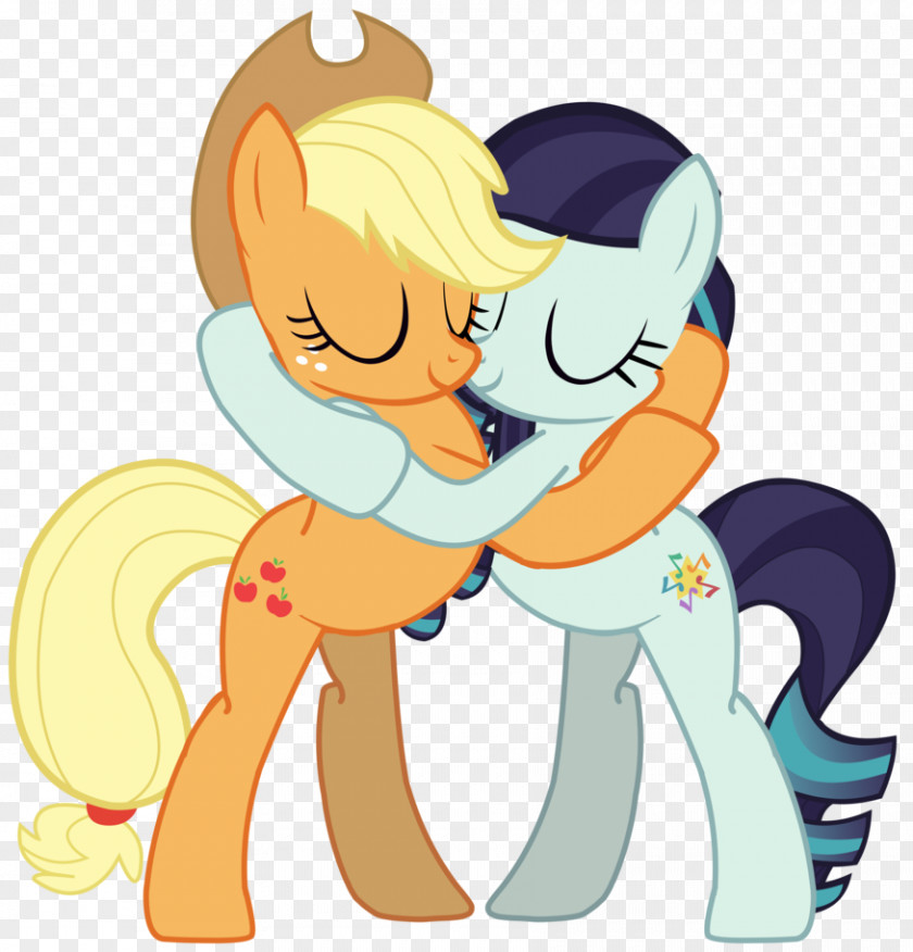 Songbird My Little Pony Applejack Hug DeviantArt PNG