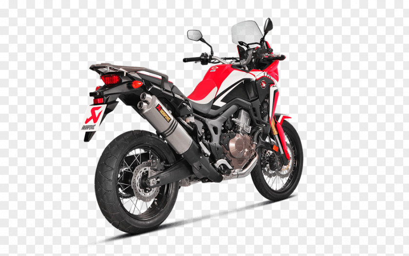 Africa Twin Exhaust System Honda Car Akrapovič PNG